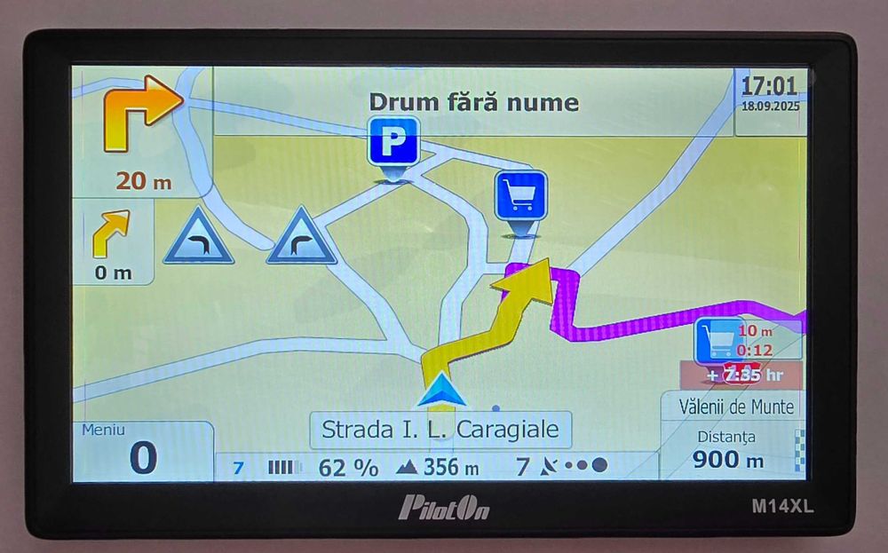 Gps M14XL 9inch Pilot Harti Here si TomTom 16Gb 512RAM 10lei discount