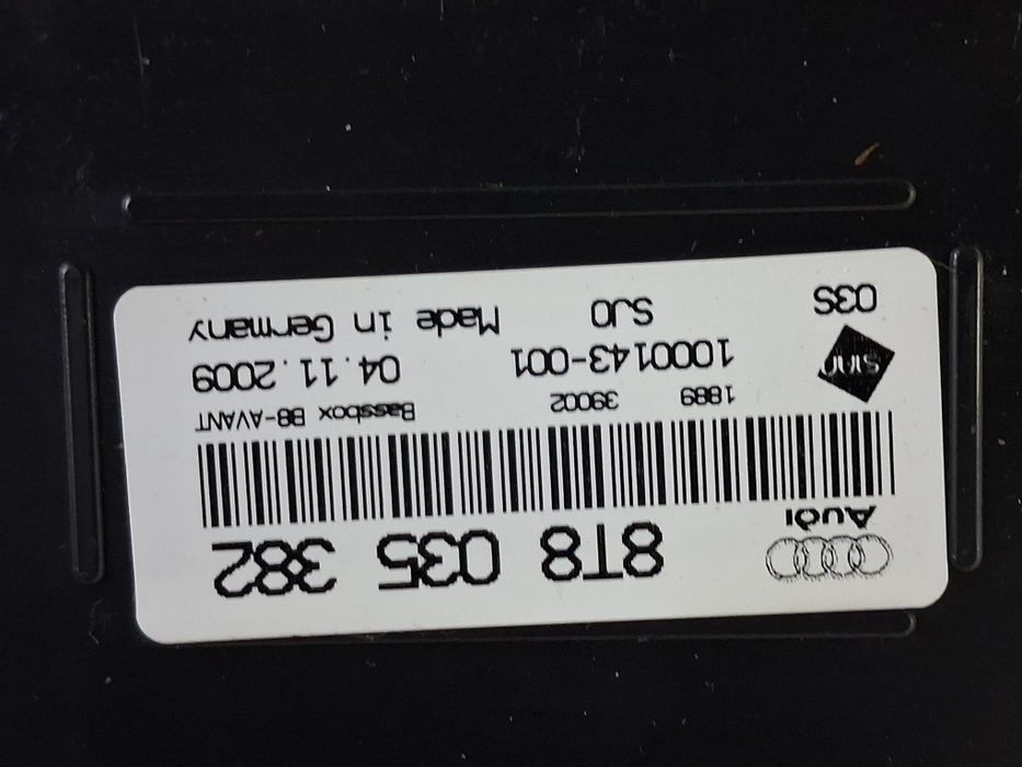 Difuzor Tub Bass Audi a4 b8 2010