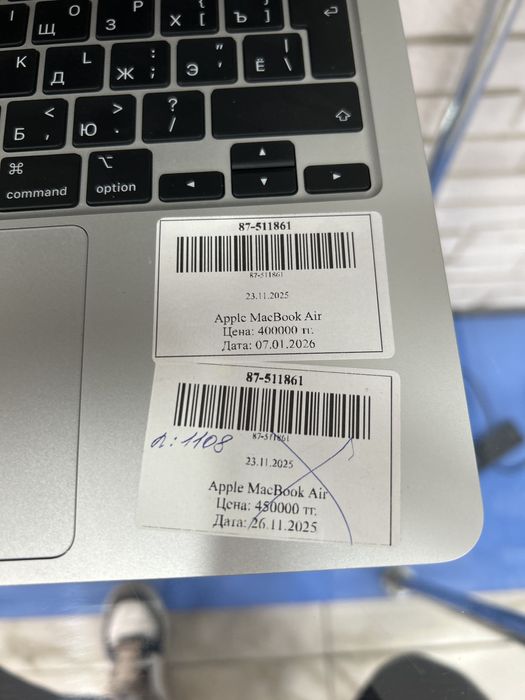 apple macbook air m3 2024 акб 100 цикл:9