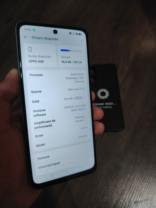 Oppo A60 8+8GB RAM/256GB