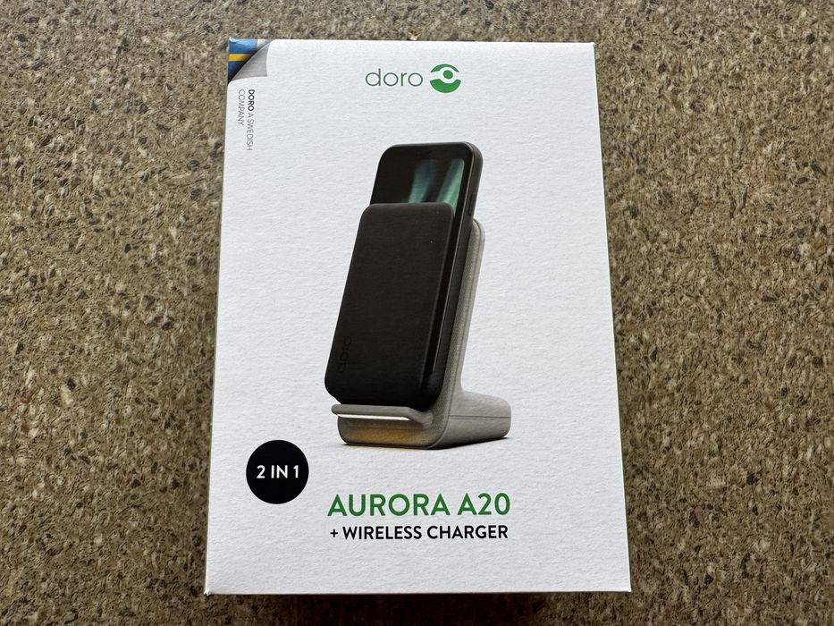 Smartphone Doro Aurora A20 , 64/4Gb + Wireless Charger, Sigilat