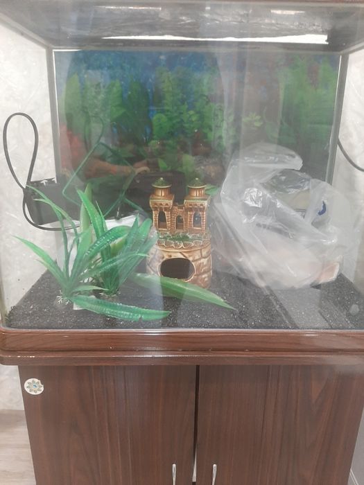 Аквариум с тумбой