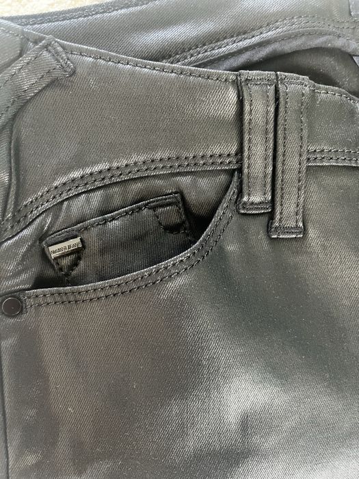 Blugi negri ceruiti Armani Jeans Orchid