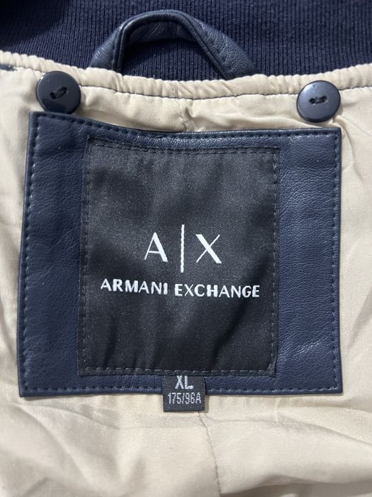 Кожаная куртка ARMANI EXCHANGE