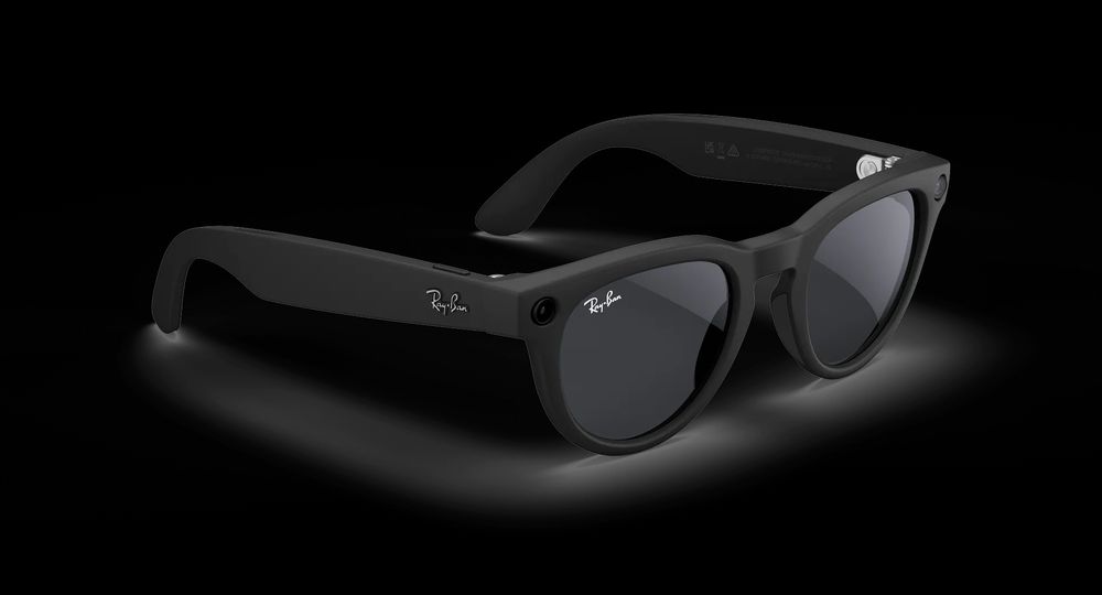 Умные очки Ray-Ban Meta Headliner Clear to Grey (Хамелеон), Matte Blac