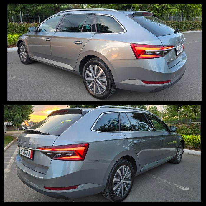Skoda Superb Style 07/2021 DSG 2.0TDI  Virtual Cockpit Panorama Faruri Crystal Lighting Webasto Ventilație Camera Carlig Piele Ambientale Tabletă Eur6