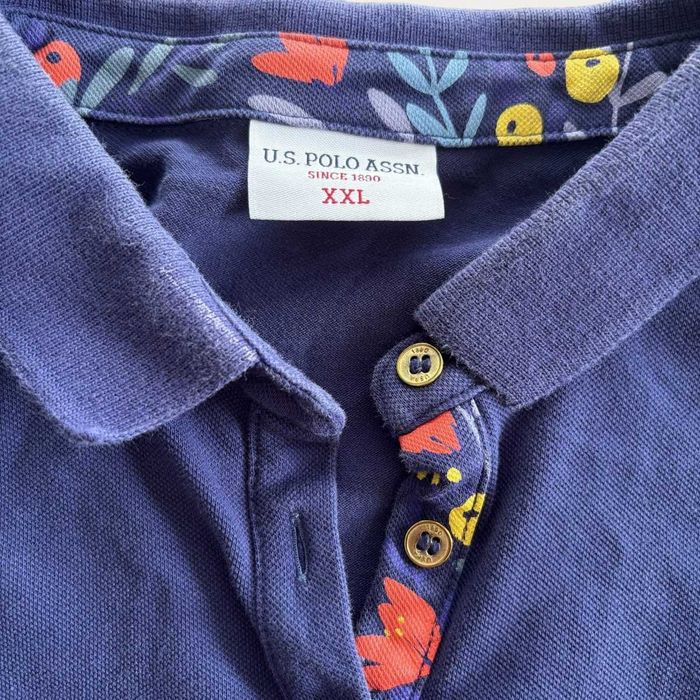 U.S. Polo Assn поло тениска лилава XXL