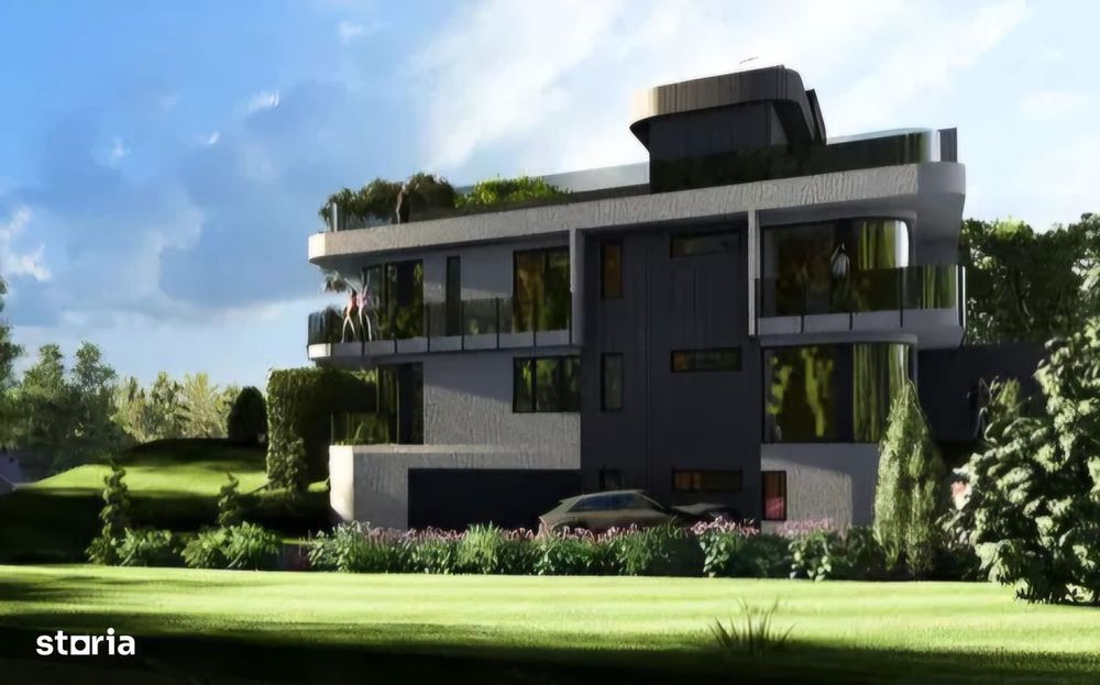 Vila pasiva premium cu lift si terasa panoramica – Grigorescu, zona