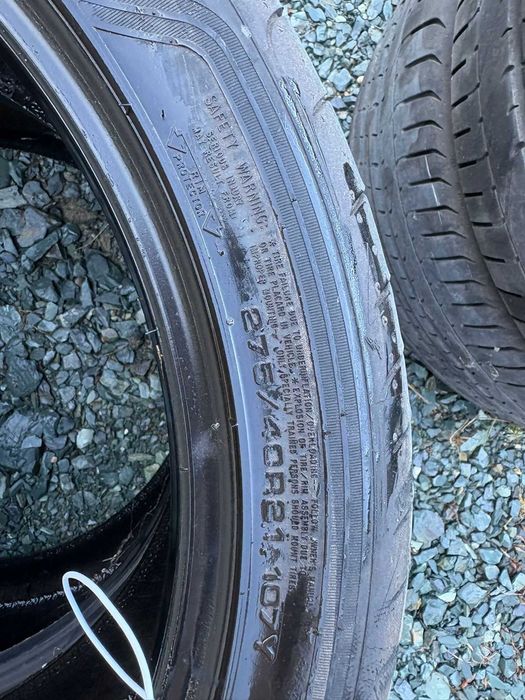 2 x anvelope - 275/40/21 - Goodyear Eagle F1 - vara - stare foarte buna - 500 ron setul!