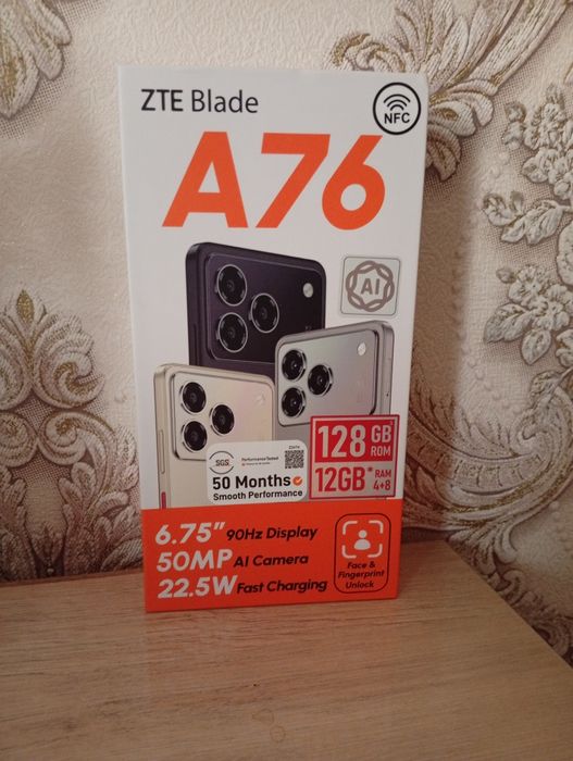 ZTE A76 telfon hotira 128