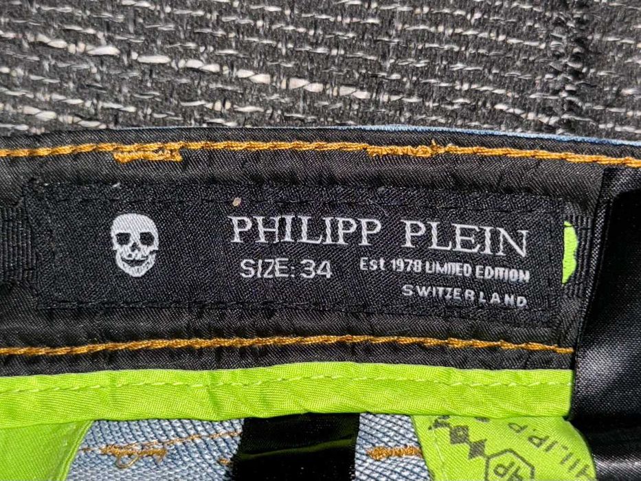 Blugi ediție limitată Philipp Plein Distressed, Mărimea 34