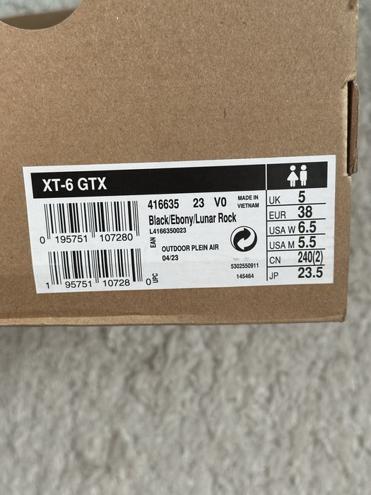 Salomon Кроссовки XT-6 Gore-Tex