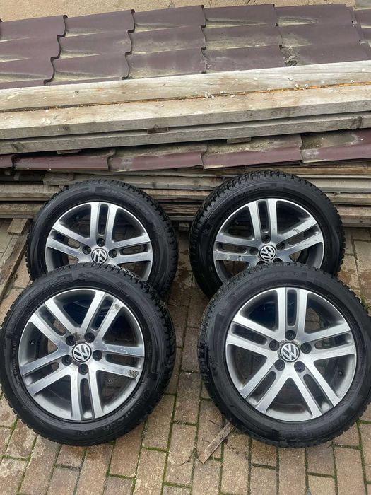 Jante R16, VW, 205/55/16, Anvelope Iarnă