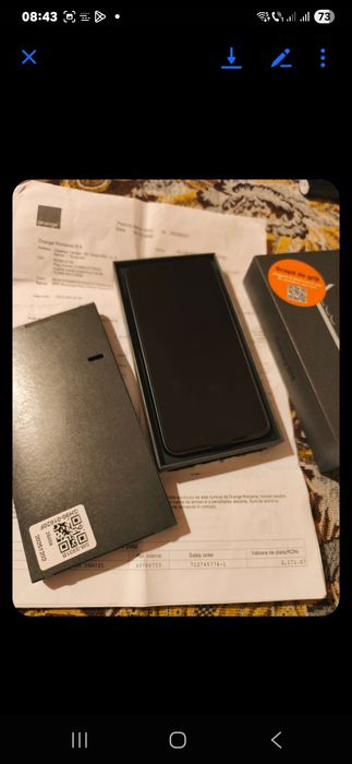 Samsung s25 garanție 2 ani Orange nou 0 minute