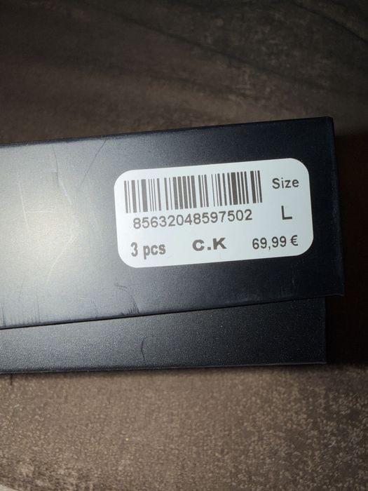 Set 3 perechi boxeri Calvin Klein - Mărimea L