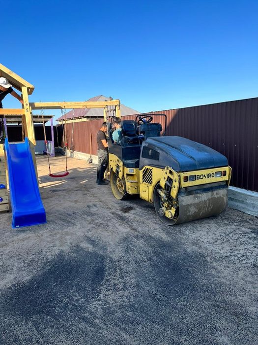 Асфальтирование, Асфальт, Укладка асфальт