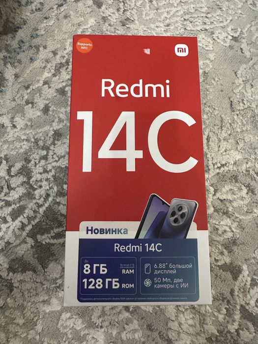 Телефон xiaomi redmi 14c 4/128GB NFC новый