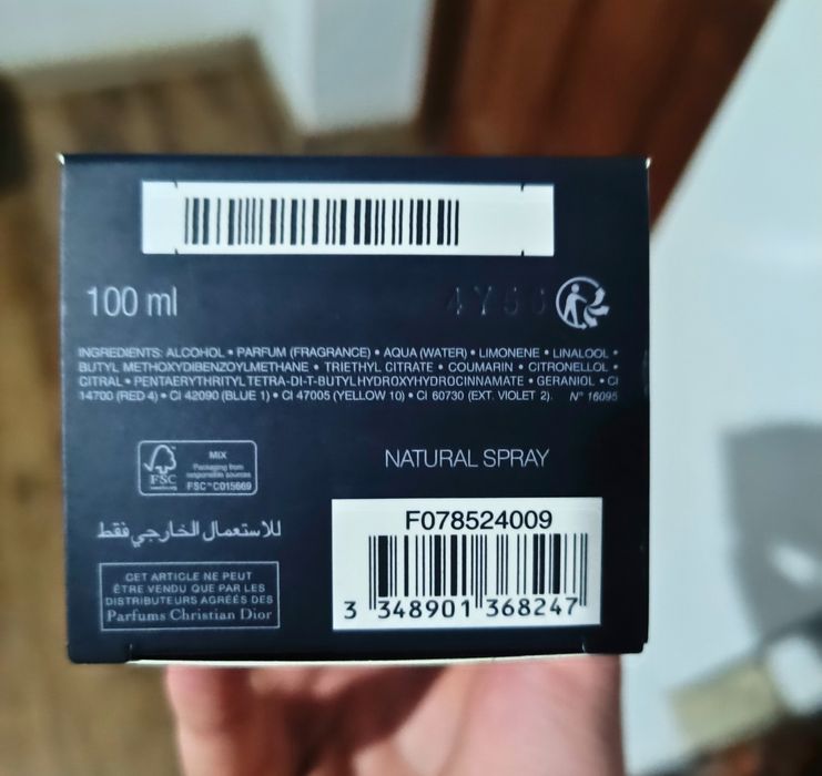 Dior Sauvage 100ml, EAU De Parfum