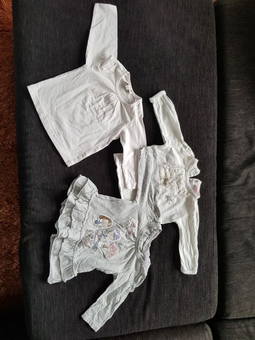 Лот 24 маркови дрешки за момиче 3-6 месеца, ръст 62-68 см