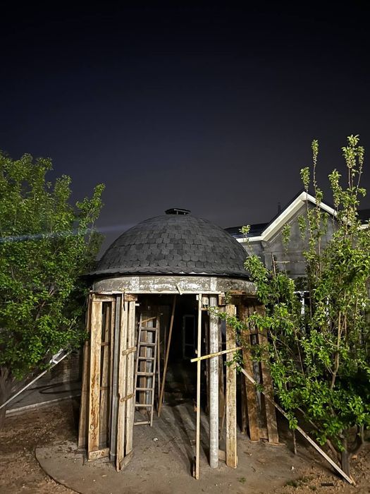 Кровля беседки мансарды