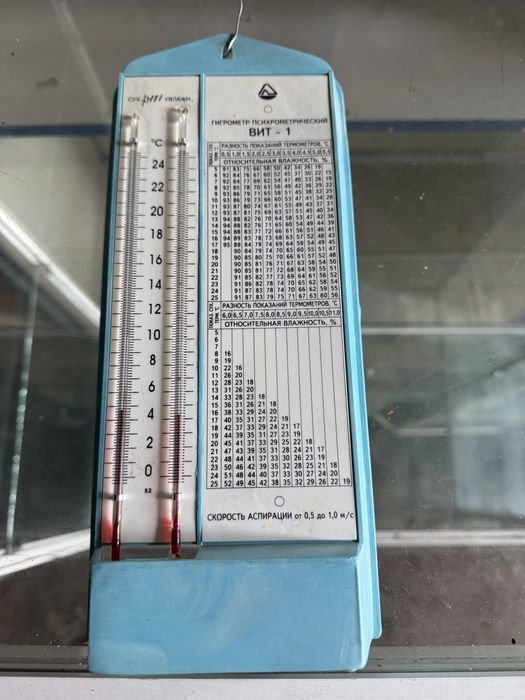 Гигрометр  психрометрический
