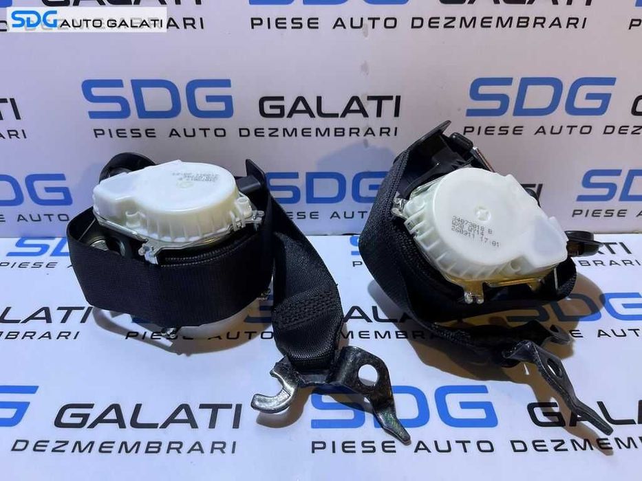 Set Centuri Siguranta Fata Stanga Dreapta BMW Seria 3 E90 E91 2004 - 2011 Cod 34073018B  34073017B 34073017 34073018