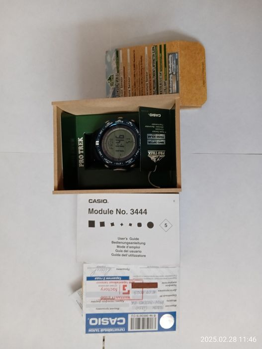 Часы Кварцевые CASIO ProTrek PRW-3100YB-1ER пластик, сталь