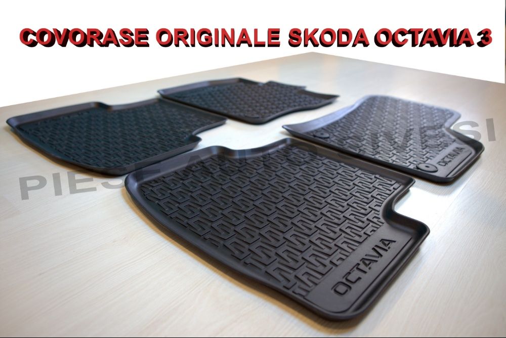 Covorase Skoda Octavia 3 ORIGINALE 2013-2019