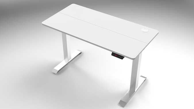 Умный стол регулируемый по высоте геймерский / офисный белый и черный
