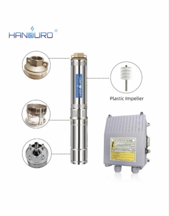 Pompa submersibilă pentru puț Handuro 0.5HP / 370W