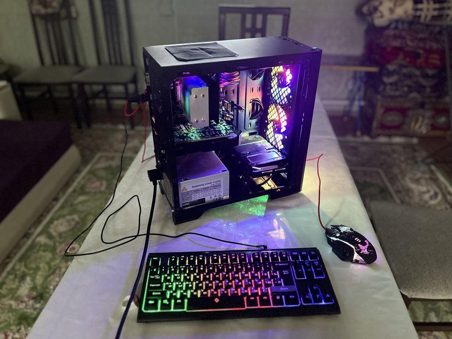 Игровой ПК с МОНИТОРом / 16 ГБ / SSD + 1ТБ / GTX 1050 Ti / Готов к раб