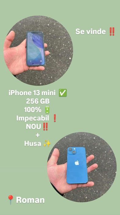 Vând iPhone 13 mini