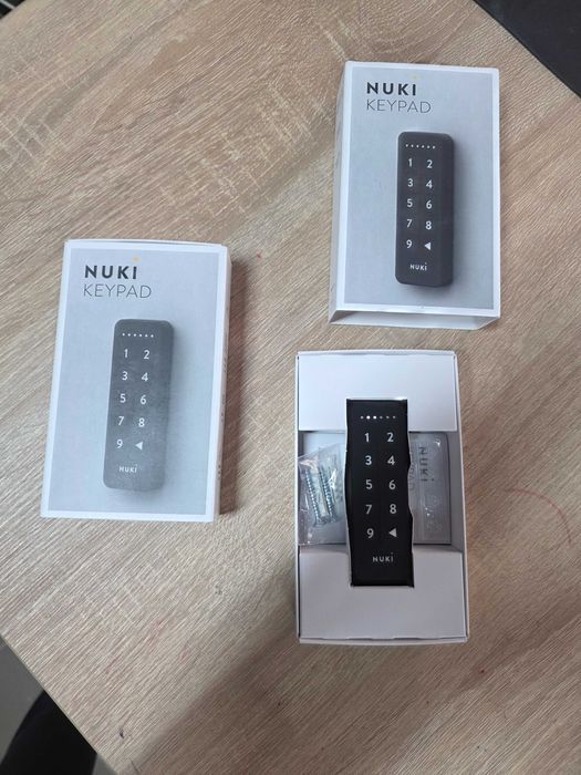Tastatura inteligenta Nuki Keypad, Bluetooth 5.0, Pentru Nuki Smart Lock, Operare cod de acces