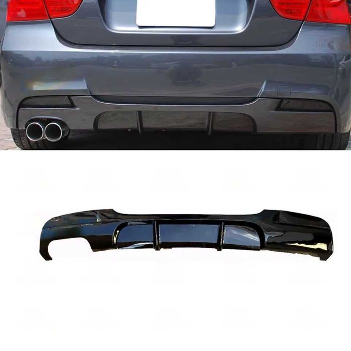 Difuzor Bara Spate M Cu Prinderi ORIGINALE, Evacuare Dubla BMW E90 E91