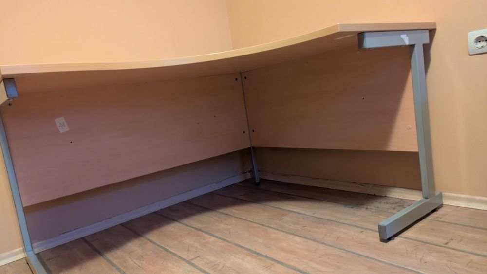 Ъглово бюро цвят дъб