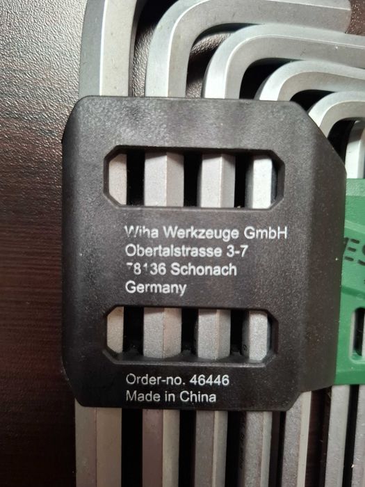 Wiha-комплекти професионални шестограми(14 бр)