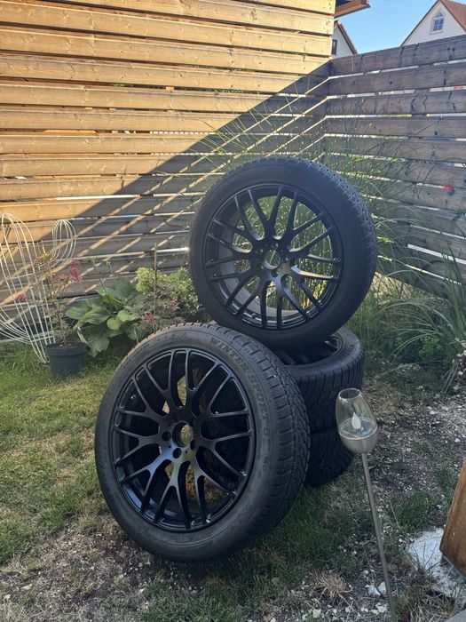 Set jante cu anvelope iarna 255 45 20 mercedes glc gle coupe touareg audi sq5 5x112