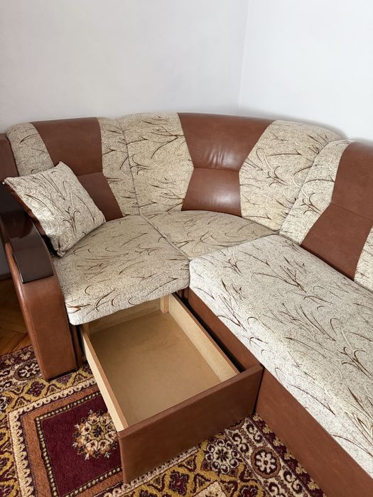 Colțar extensibil cu posibilitate de schimbare a curburii 260*160 cm