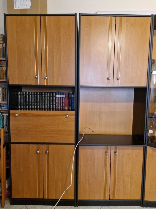 Bibliotecă - ansamblu modular de 3.30m lungime și 2.06m înălțime