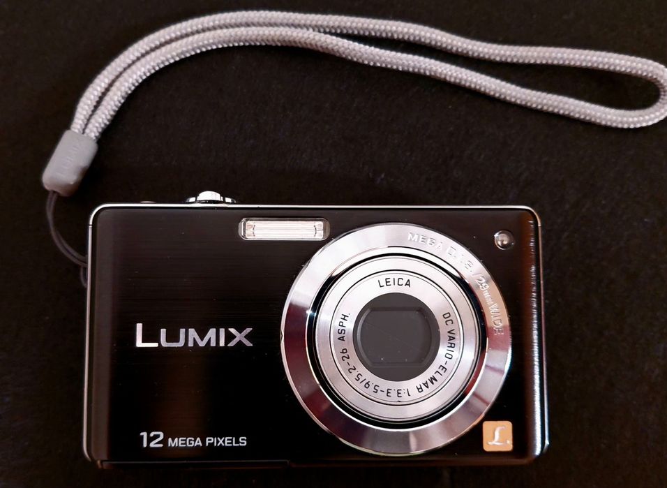 Ретро фотоапарат Panasonic Lumix DMC-FS15 (Leica обектив) Y2K Digicam + Подаръци