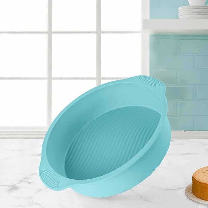 Силиконова кръгла форма за торта – модел вълни