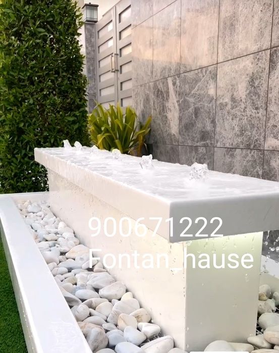 Строительство декоративных фонтанов декоративный водопад .Favoralar,