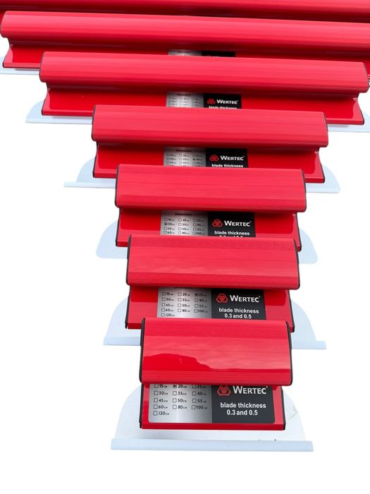 Комплект ножове за шпакловка Wertec