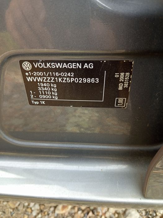 Фолксваген Голф 5 2.0 тди DSG