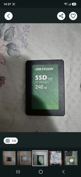 Vând SSD 240 GB HIKVIZION, Sata 6 Gb/s