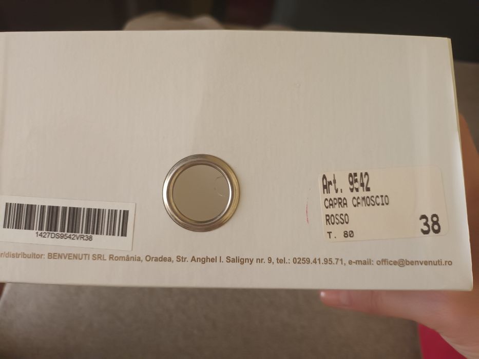 Sandale elegante roșii marimea 38