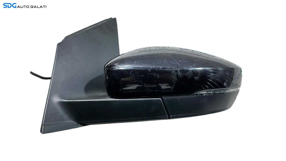 Oglinda Electrica Stanga Volkswagen Polo R 2009 - 2014 Culoare Negru Lucios Cod 8R2 857 501 J C9X [ L5708 ]