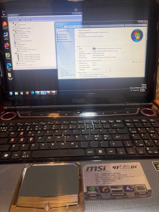 Laptop Gaming MSI GT683DX – i5, GTX 570M, 6GB RAM, Full HD