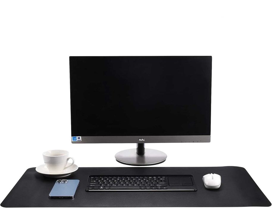 Desk Mat 80 x 40 cm - Cu Două Fețe: Piele și Plută - Nou, Sigilat