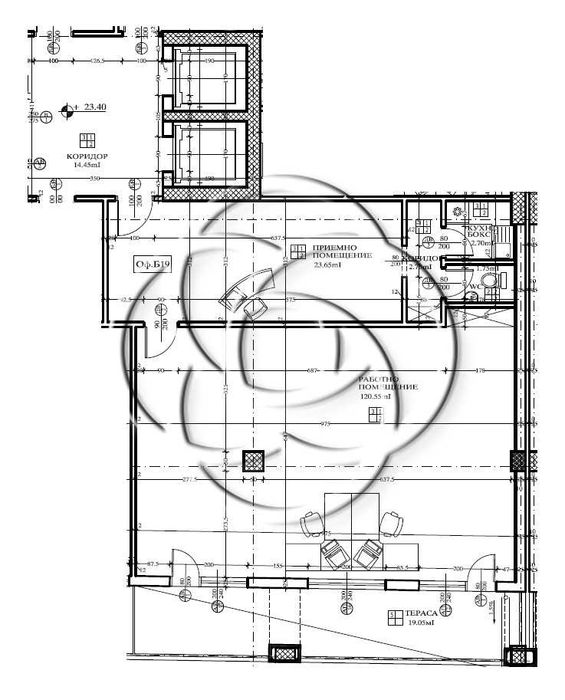 Дава се под наем Офис в София, Младост 3 - 170 кв.м за 1250 € - Снимка #4